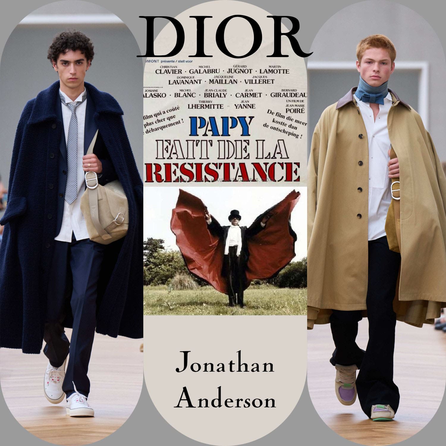 8 Dior Summer 2026 Men by Jonathan Anderson Papy Fait de la Résistance Guy Hubert Bourdelle by Martin Lamotte