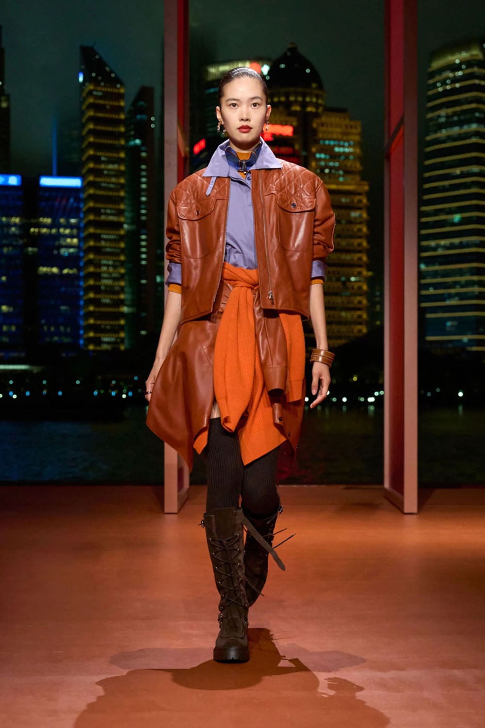 Hermes Autunno Inverno 2025 Shanghai Runway Magazine (21)
