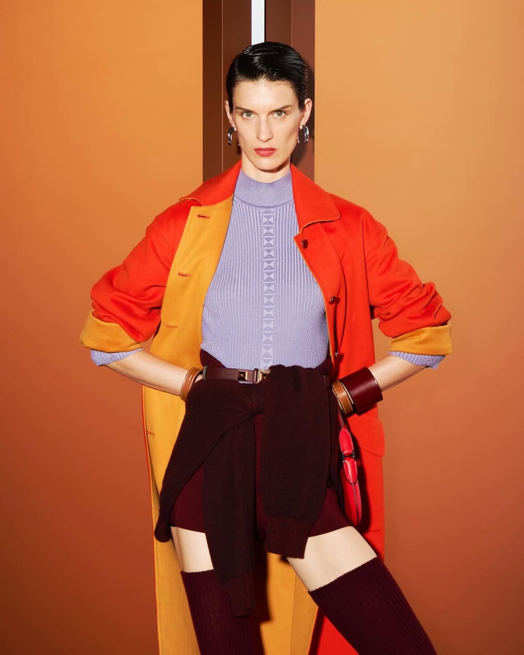 Hermes Autunno Inverno 2025 Shanghai Runway Dettagli della rivista (1)