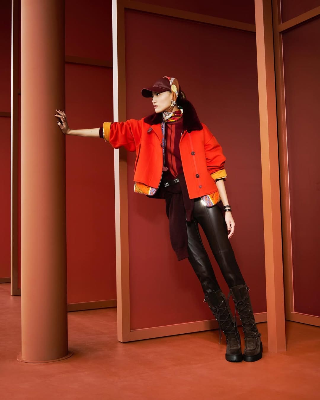 Hermes Autunno Inverno 2025 Shanghai Runway Dettagli della rivista (3)