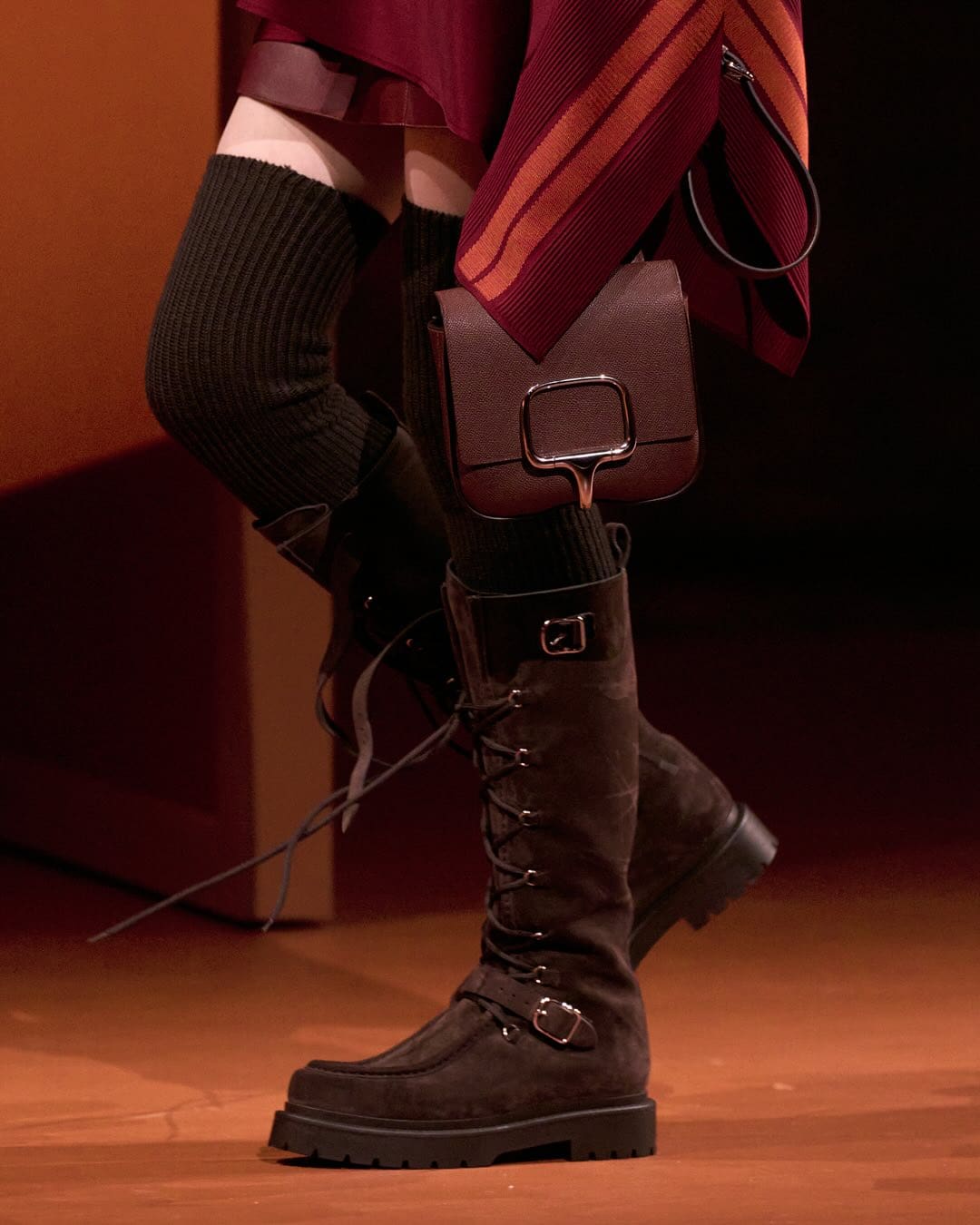 Hermes Autunno Inverno 2025 Shanghai Runway Dettagli della rivista (4)