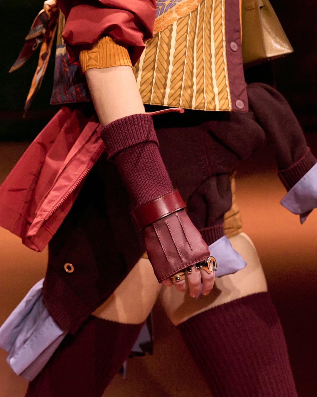 Hermes Autunno Inverno 2025 Shanghai Runway Dettagli della rivista (6)