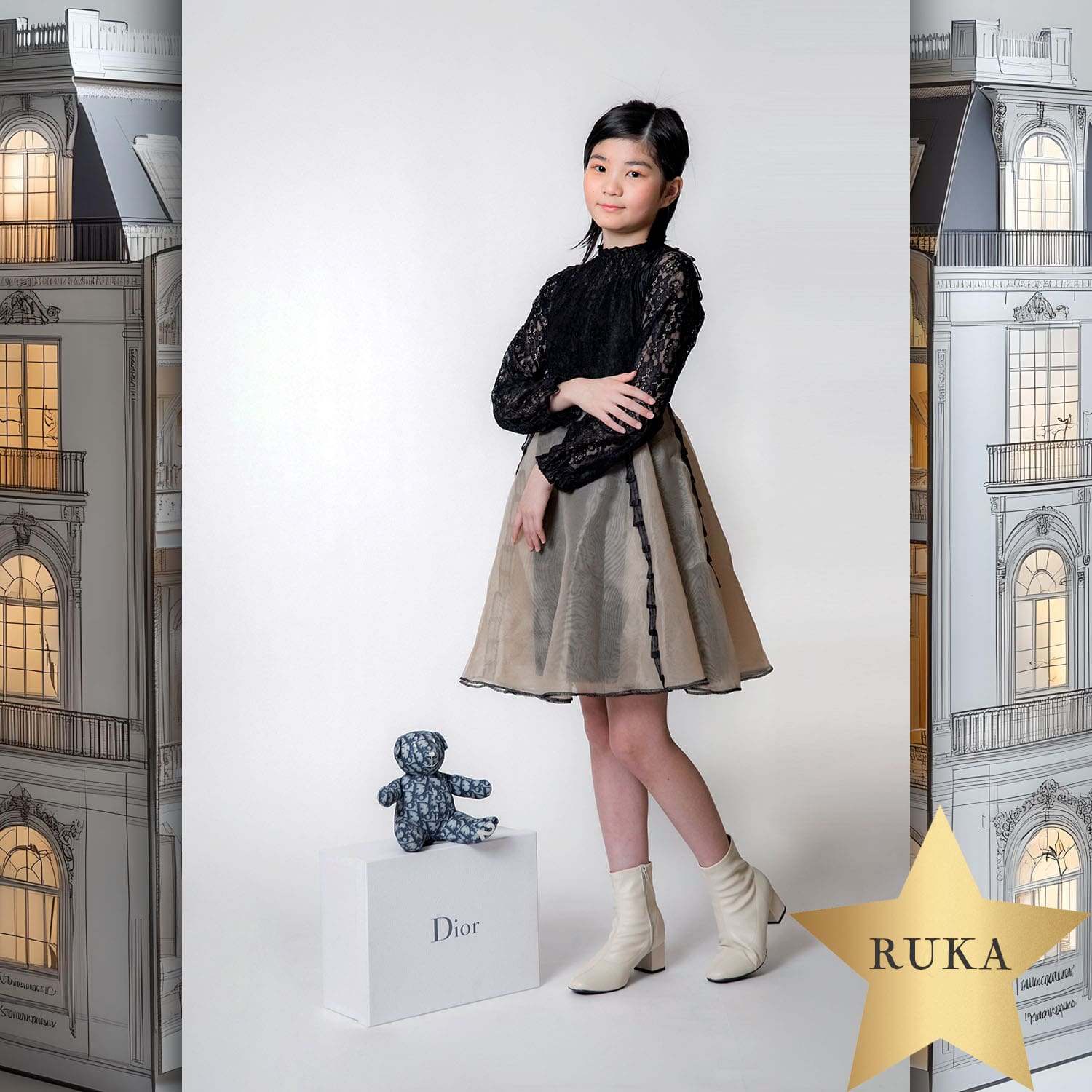 050 キッズ時計音 Runway 雑誌ワールドキッズオーディション2025 Vol04