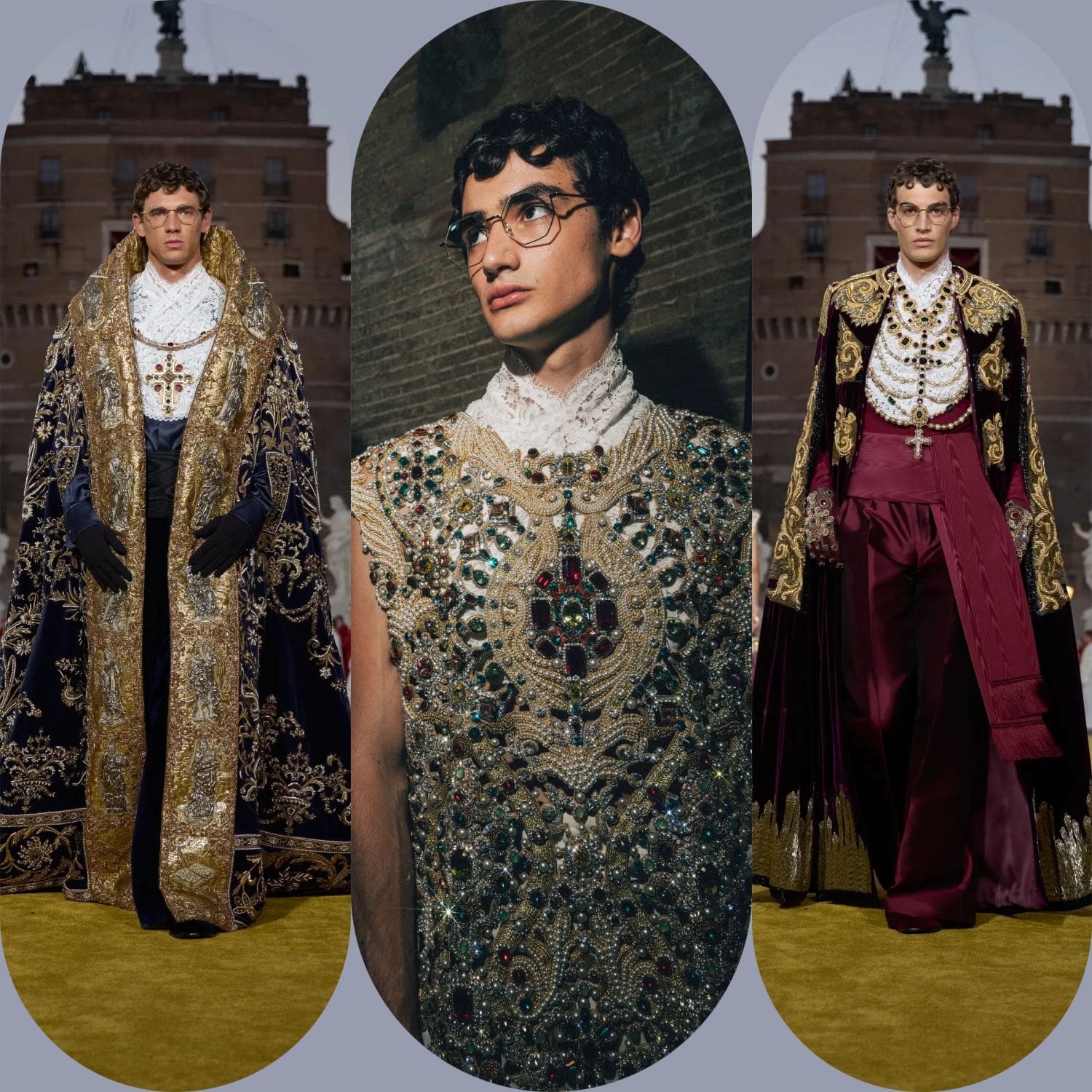 1 Dolce Gabbana Alta Sartoria 2025 罗马 Runway 杂志