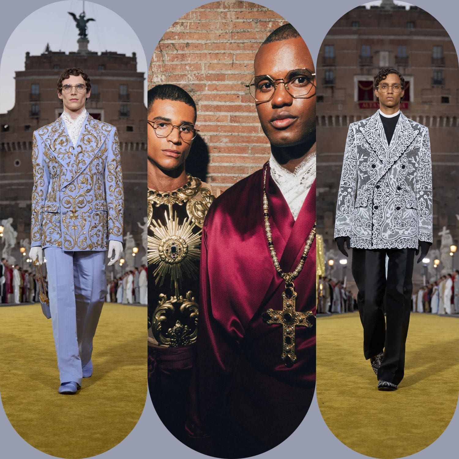 4 Dolce Gabbana Alta Sartoria 2025 罗马 Runway 杂志