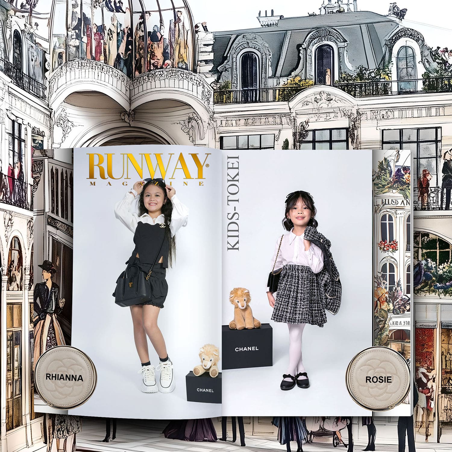08 Kids Tokei on RUNWAY MAGAZINE World Kids Audition Vol 5 2025