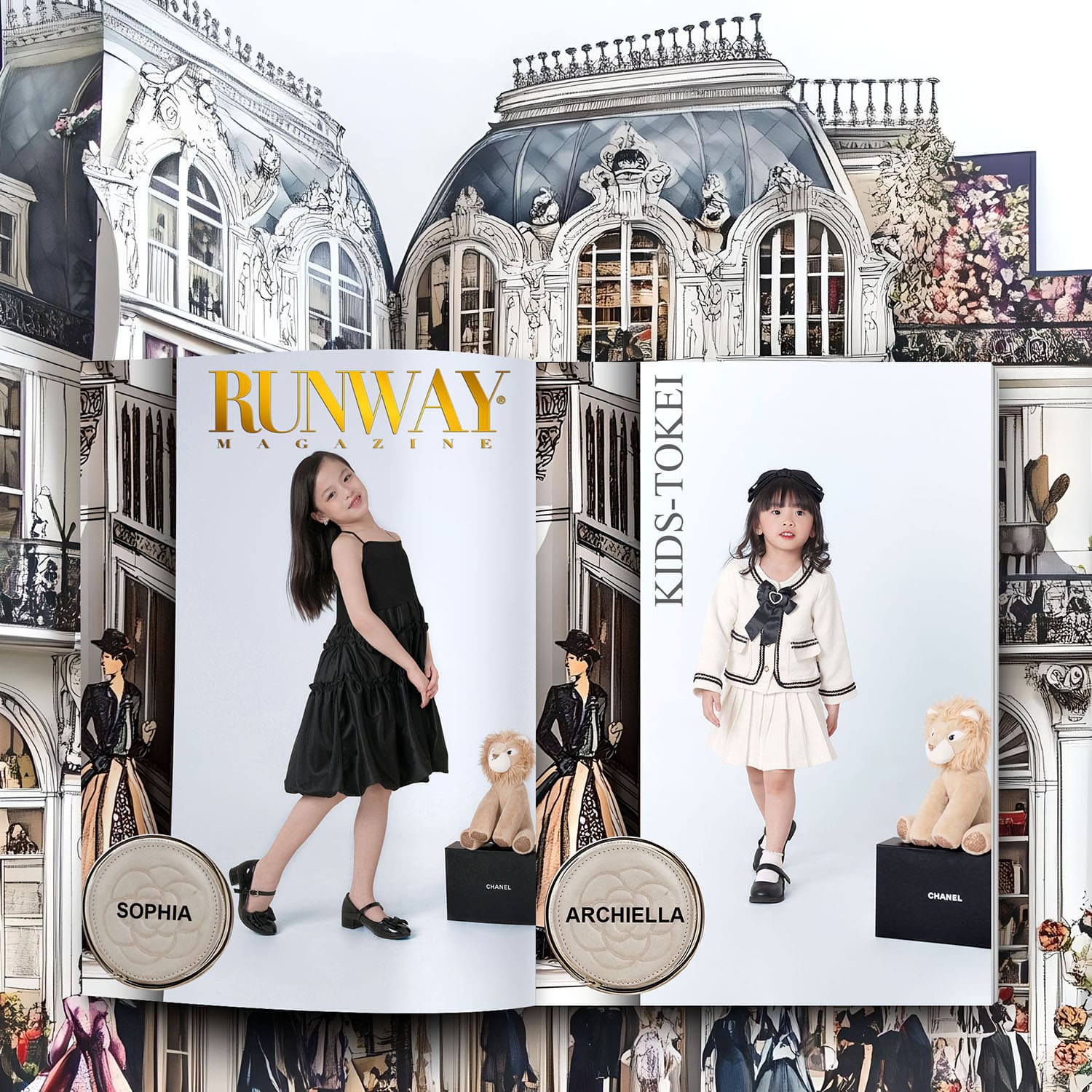 11 Kids Tokei on RUNWAY MAGAZINE World Kids Audition Vol 5 2025