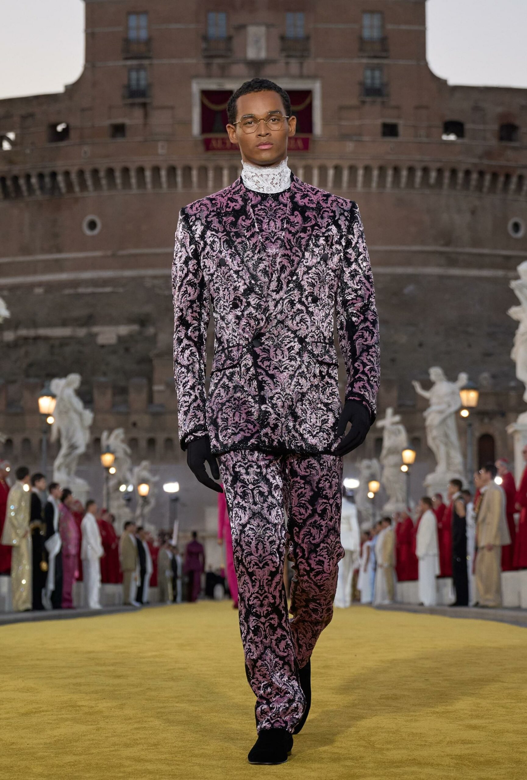 Dolce Gabbana Alta Sartoria 2025 高级牧师 Runway 杂志 02 (56)