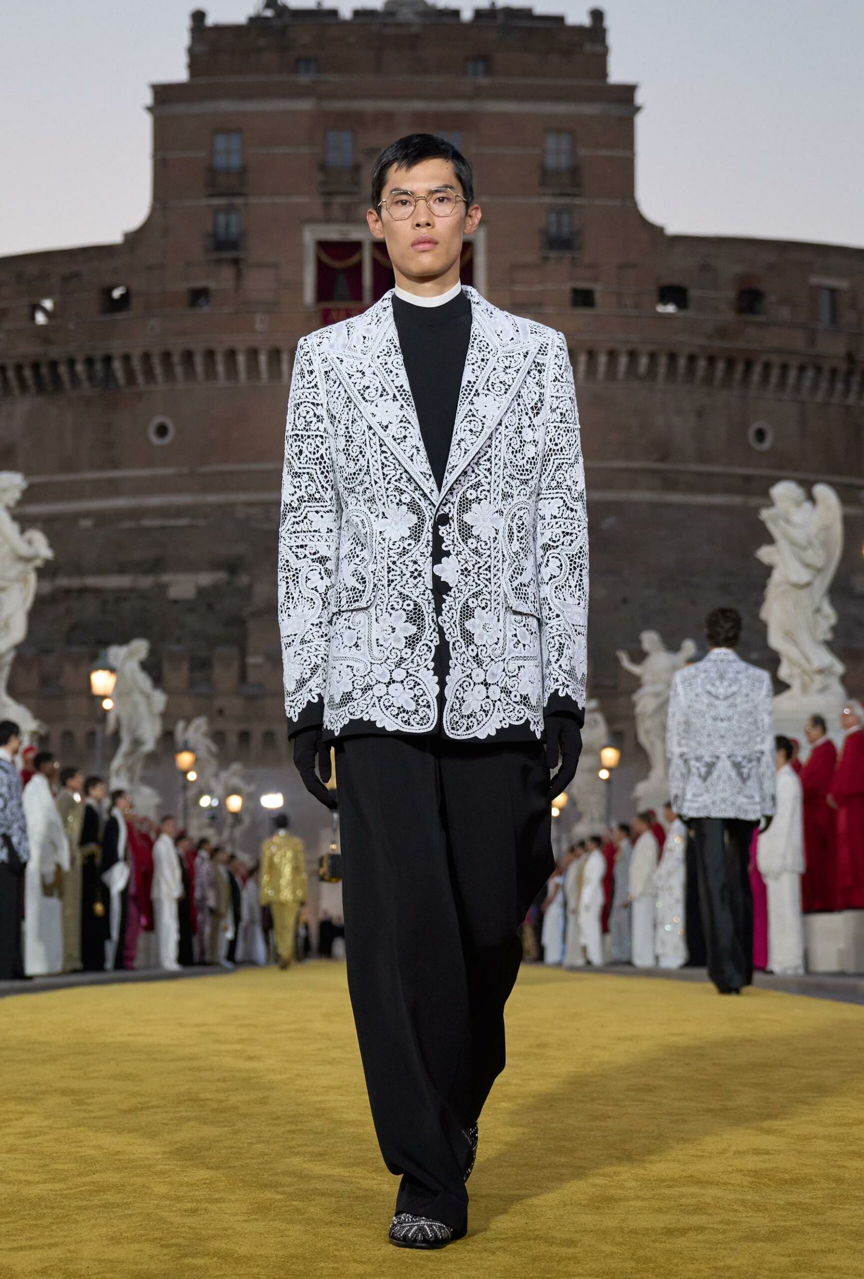 Dolce Gabbana Alta Sartoria 2025 高级牧师 Runway 杂志 02 (75)
