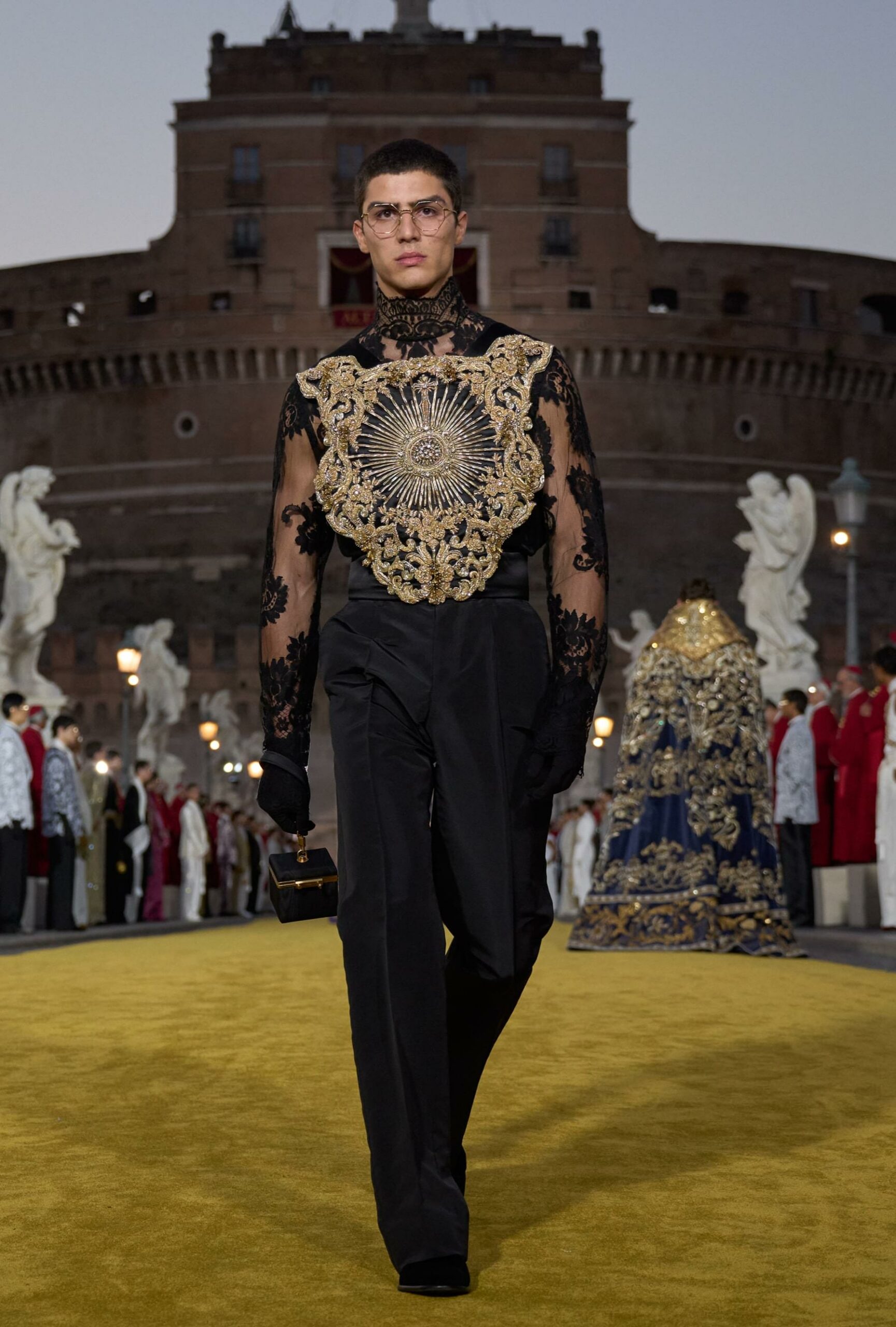 Dolce Gabbana Alta Sartoria 2025 高级牧师 Runway 杂志 02 (89)