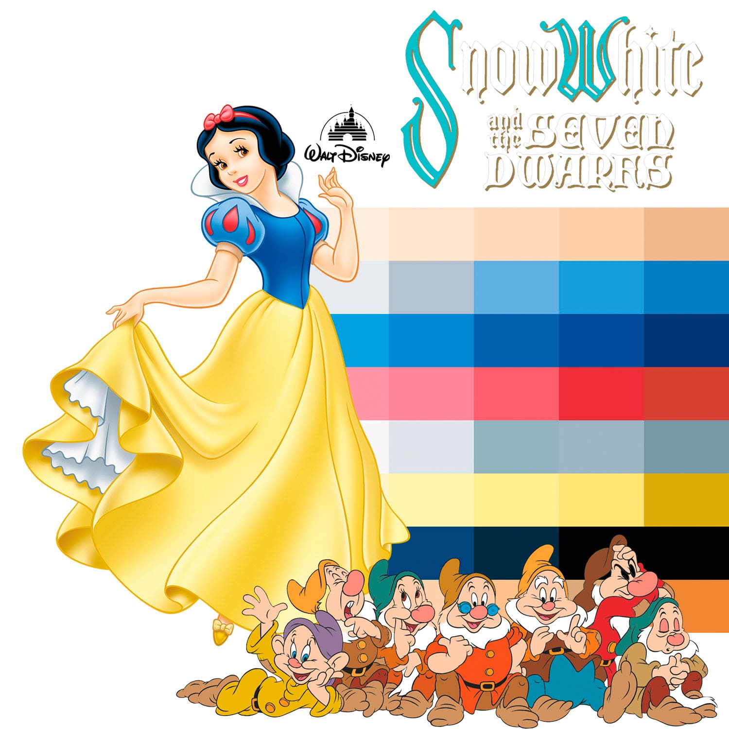 The Color Code of Walt Disney by Runway Magazine (10)