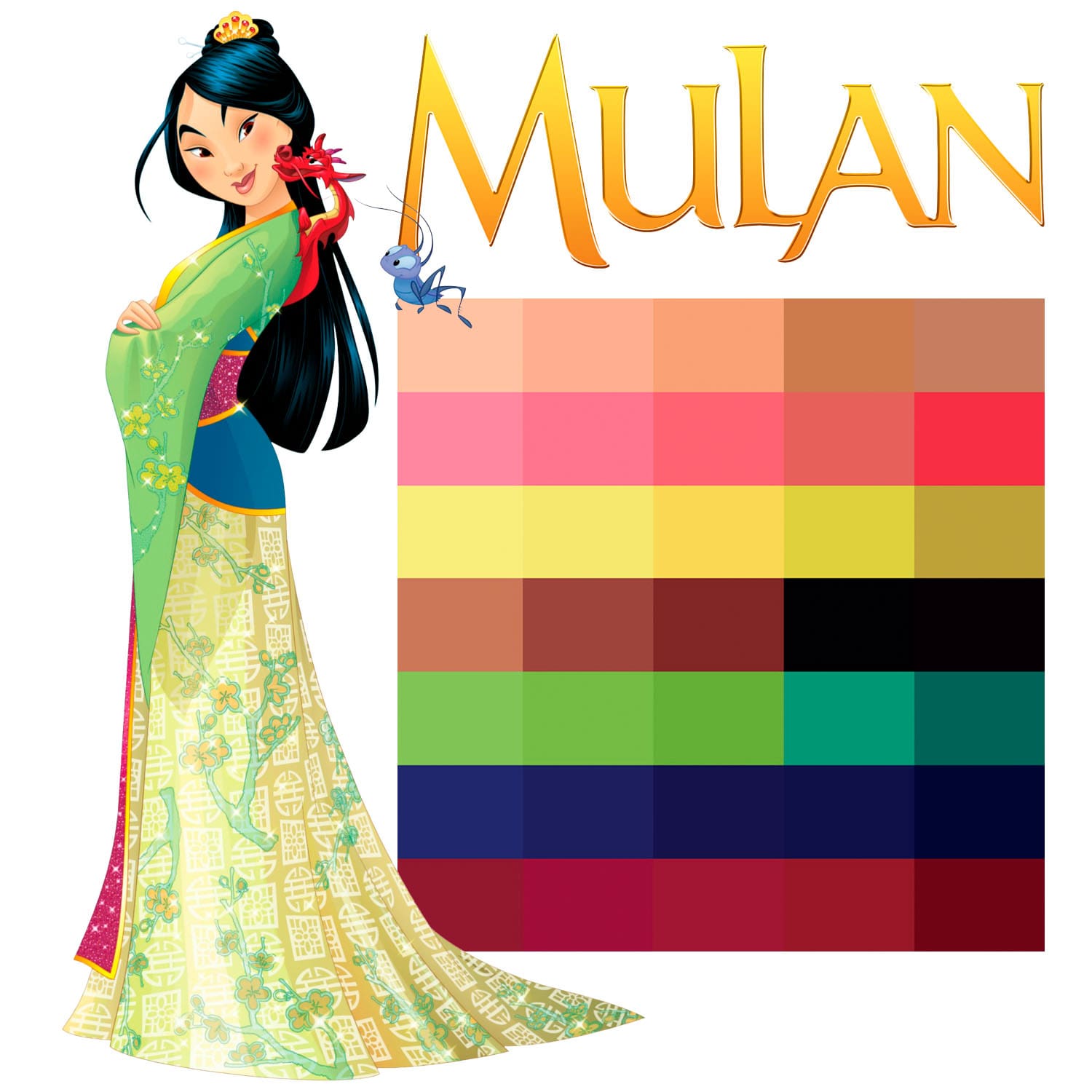 The Color Code of Walt Disney by Runway Magazine (17)