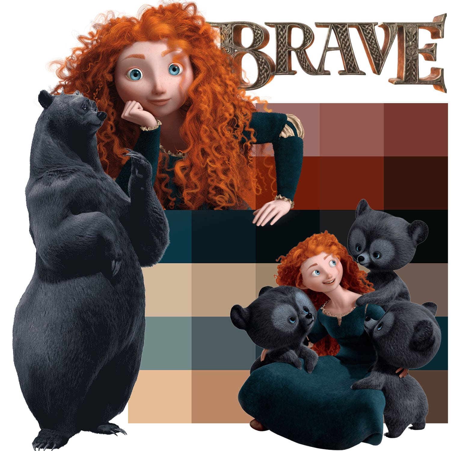 The Color Code of Walt Disney by Runway Magazine (5)