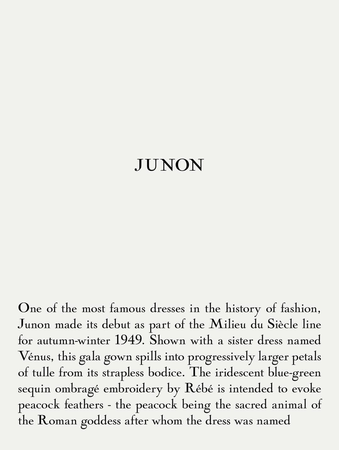 Junon Interpreted for Dior Spring Summer 2026 Runway Magazine 02