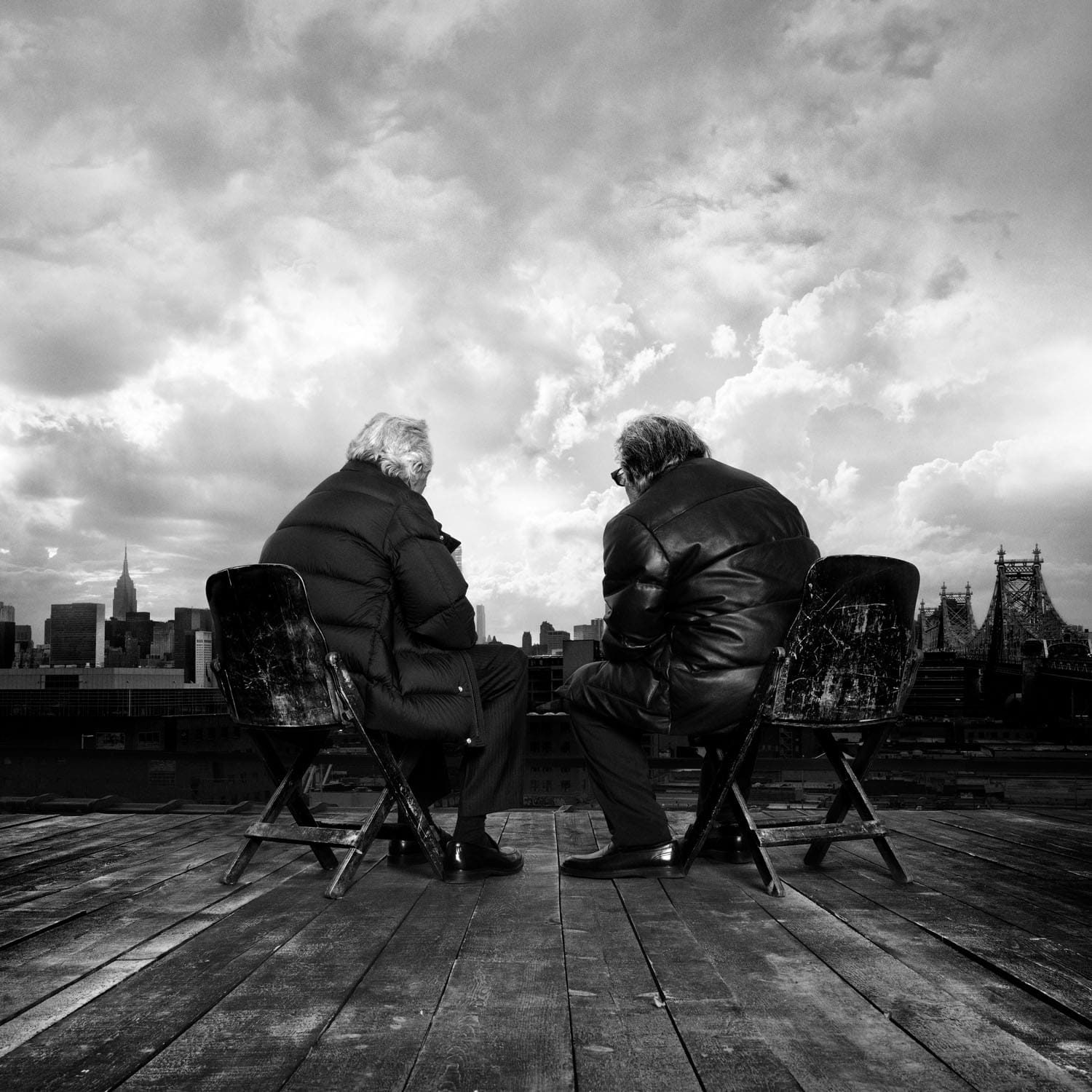 Robert De Niro and Al Pacino Moncler Runway Magazine (3)