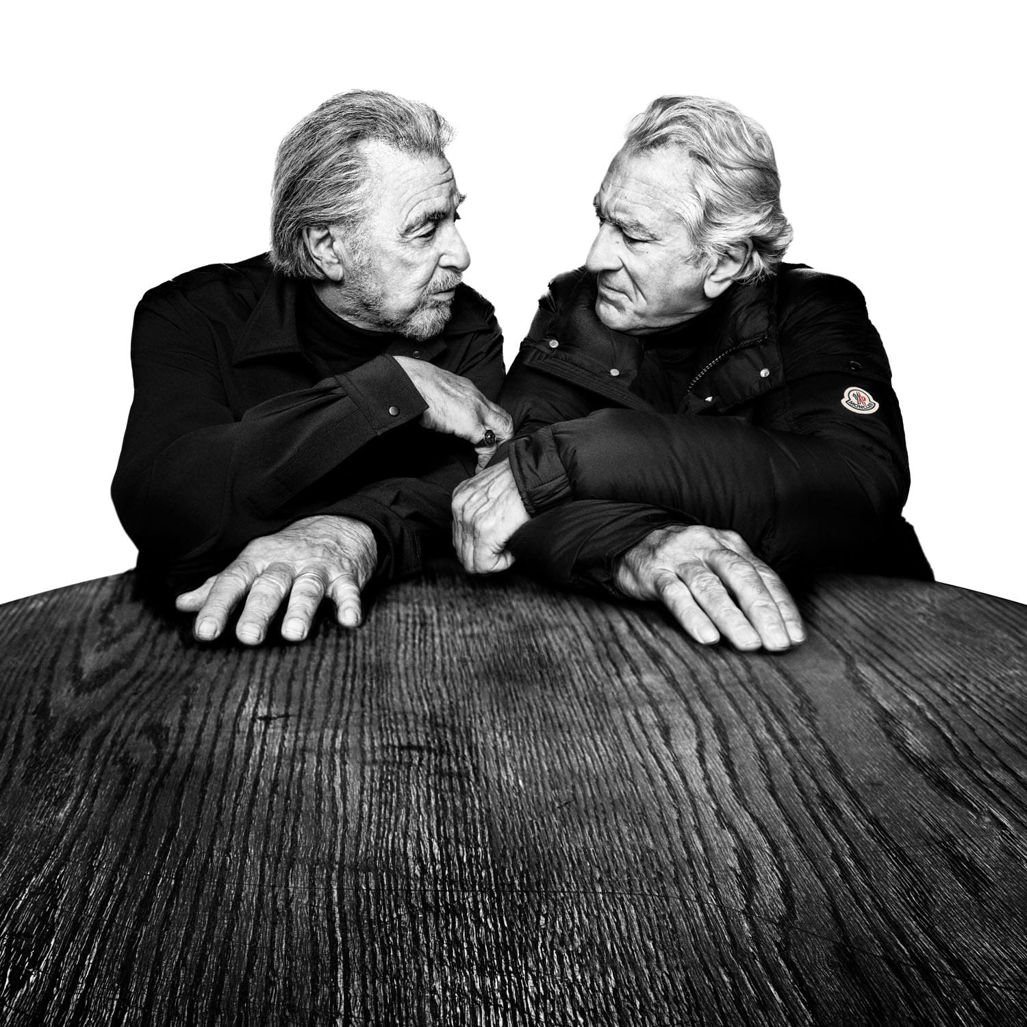 Robert De Niro and Al Pacino Moncler Runway Magazine (4)