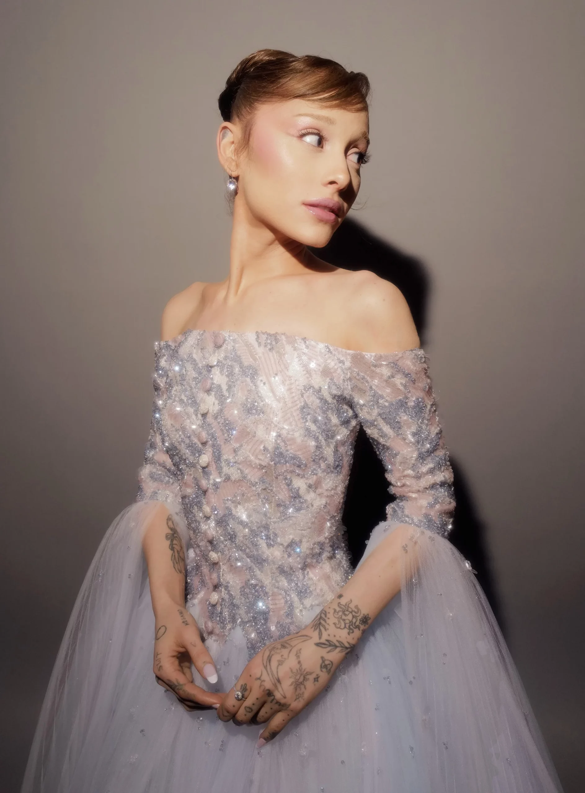 3 Ariana Grande in custom Thom Browne Singapore premiere Wicked For Good