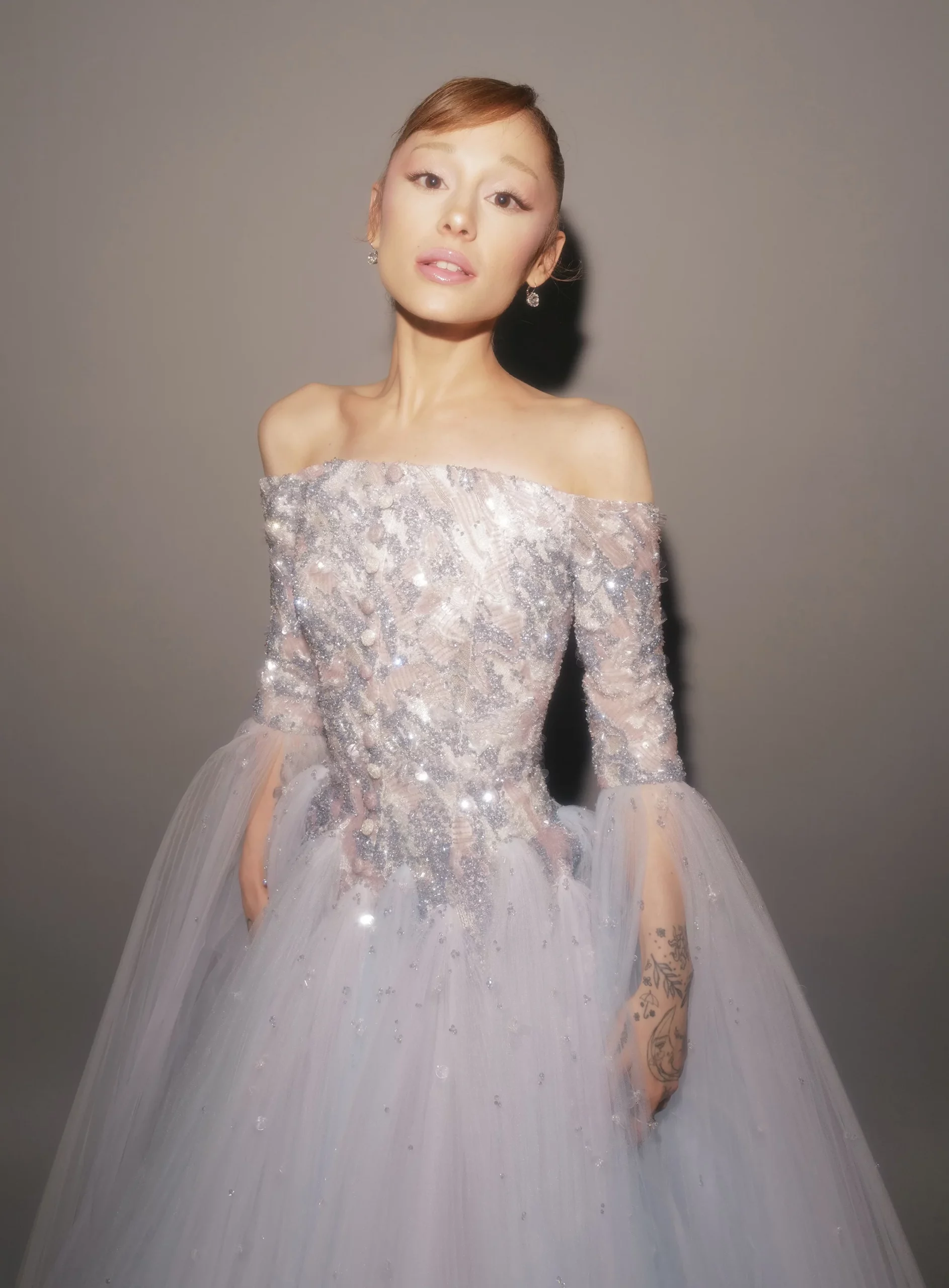 4 Ariana Grande in custom Thom Browne Singapore premiere Wicked For Good