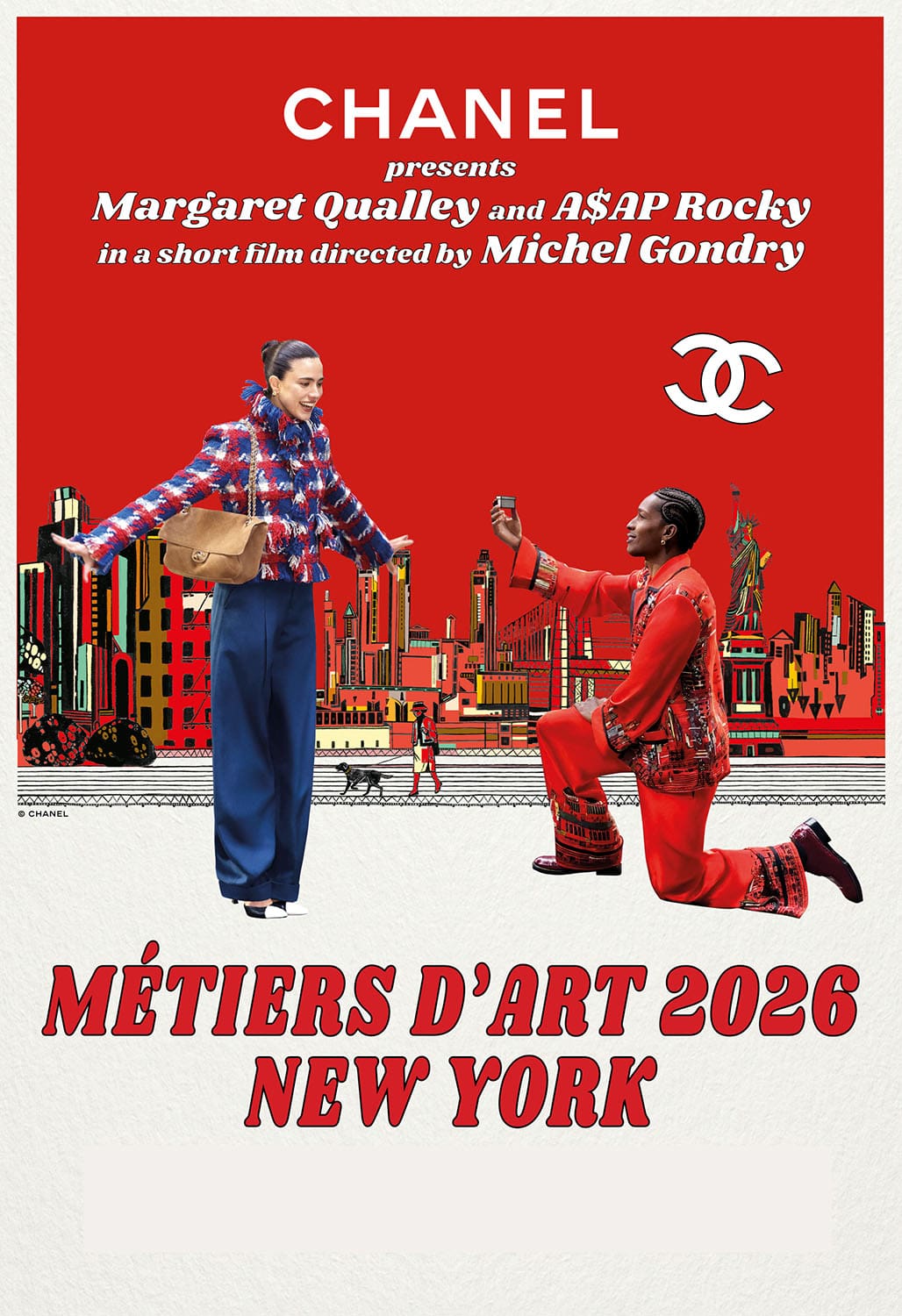 シャネル ジョージア メイ ジャガー/ポスター Georgia May Jagger wears @chanelofficial for the cover of