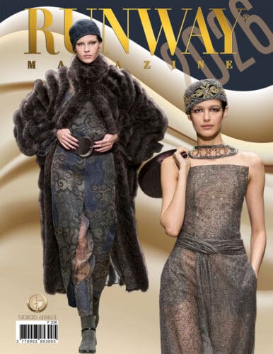 Runway Magazine Cover Giorgio Armani Prive Fall winter 2025 2026