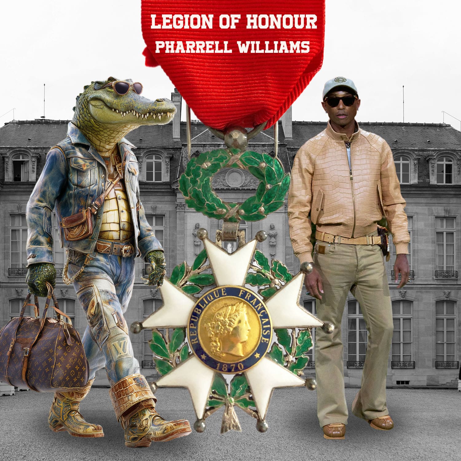 ファレル・ウィリアムスにレジオン・ドヌール勲章シュヴァリエを授与