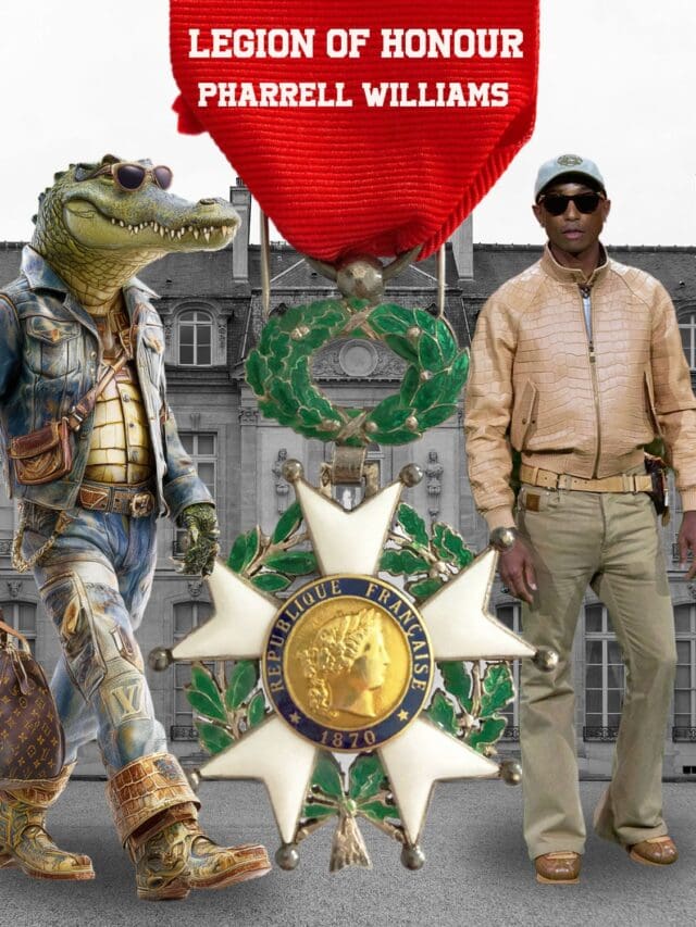 Award Chevalier de la Légion d’honneur to Pharrell Williams