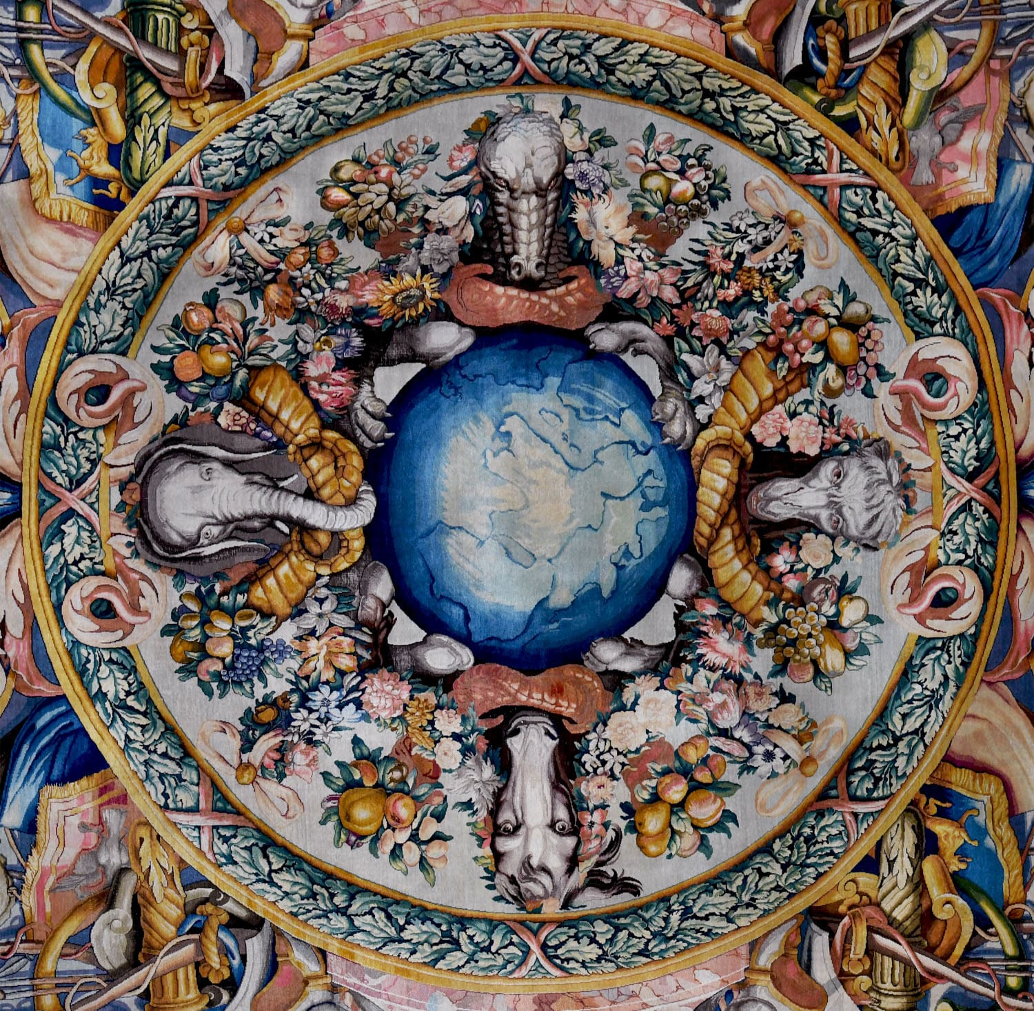 15 «Четырех вечеринок мира», деталь 46e Tapis © Mobilier National Isabelle Bideau 300dpi