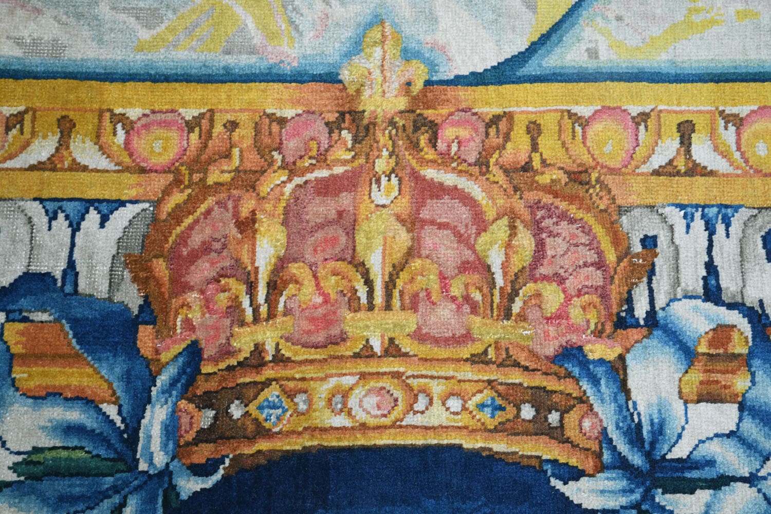 26 Королевская куронка, деталь из 13 касаний © Mobilier national Isabelle Bideau 300dpi