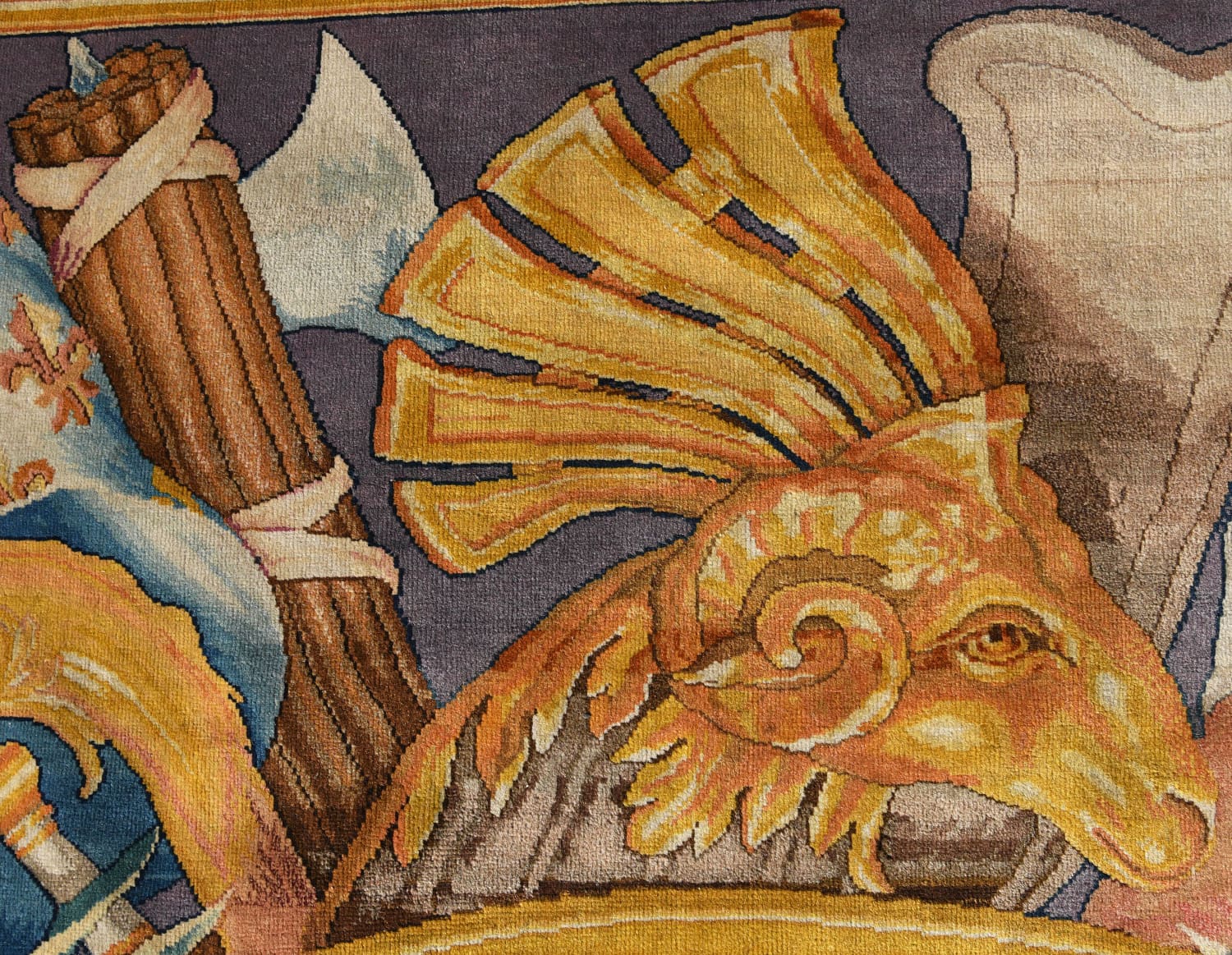 29 Оружейный трофей, деталь 19-го таписа © Mobilier national Isabelle Bideau 300dpi