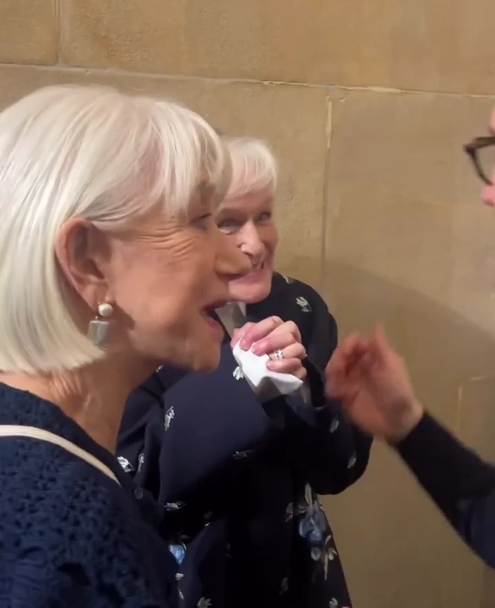 Helen Mirren Glenn Close at Erdem Fall Winter 2026 2027 Runway Magazine