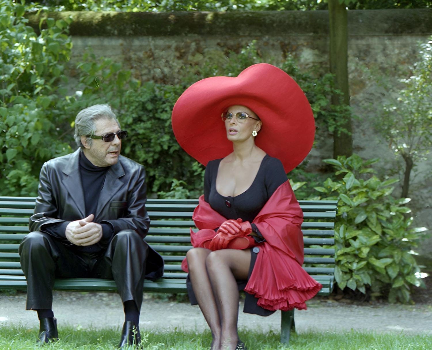 Photo Alexandre Barthet Sophia Loren Marcello Matroianni 'Pret a Porter' 1994