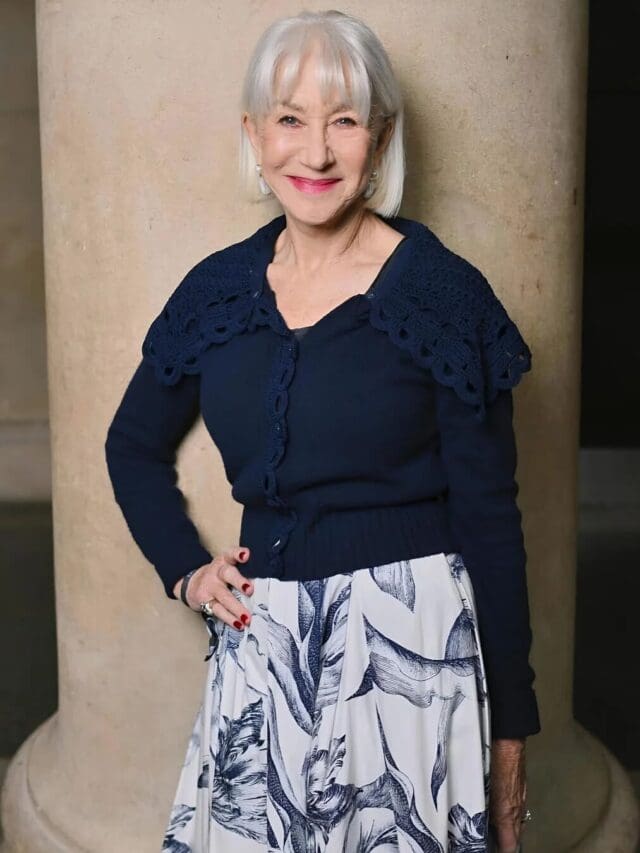 Helen Mirren and Glenn Close at Erdem Fall 2026