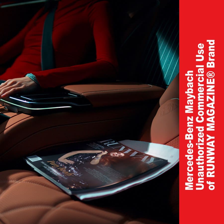 Uso comercial no autorizado de Mercedes-Benz Maybach RUNWAY MAGAZINE® Marcas