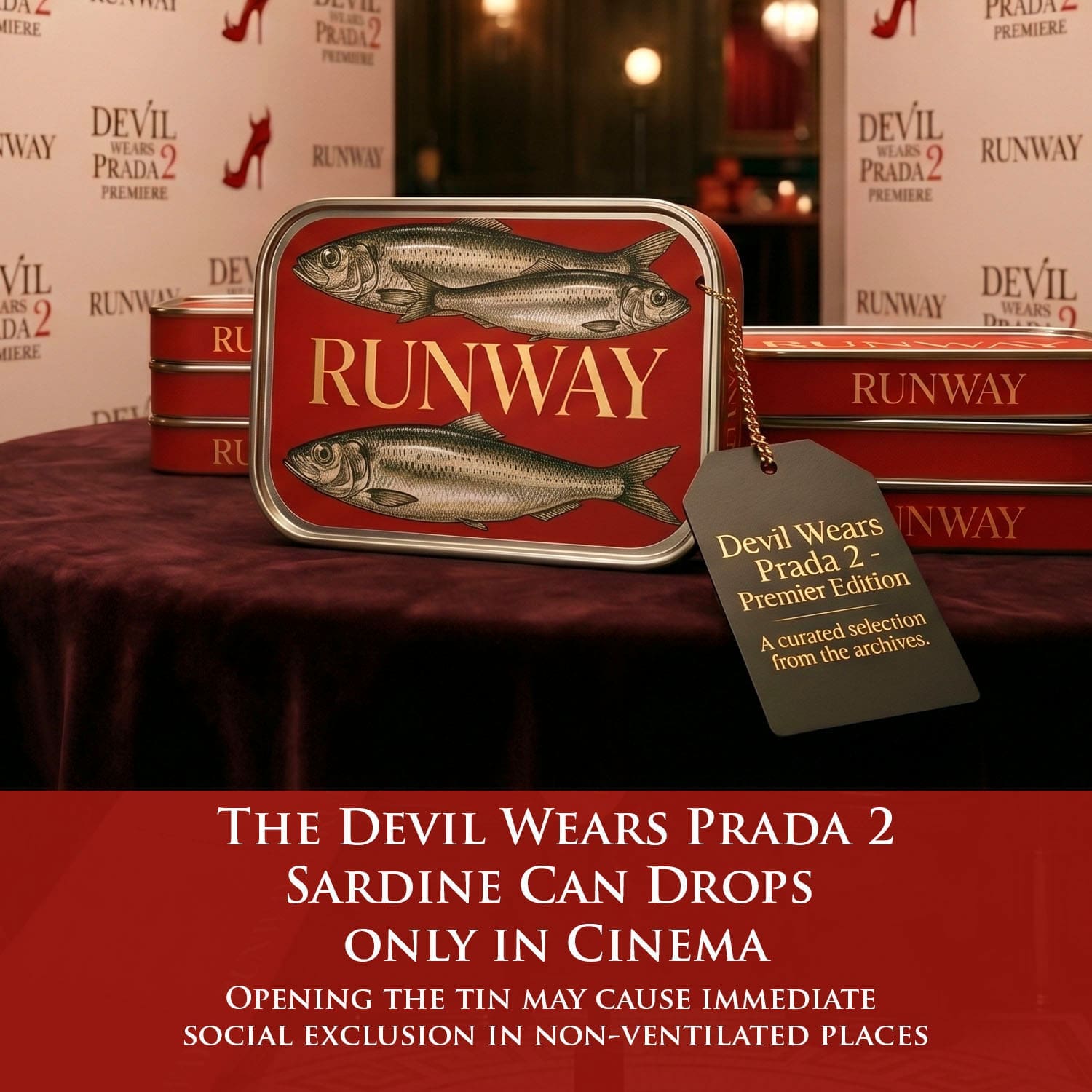 The Devil Wears Prada 2 Exclusive Sardine Can