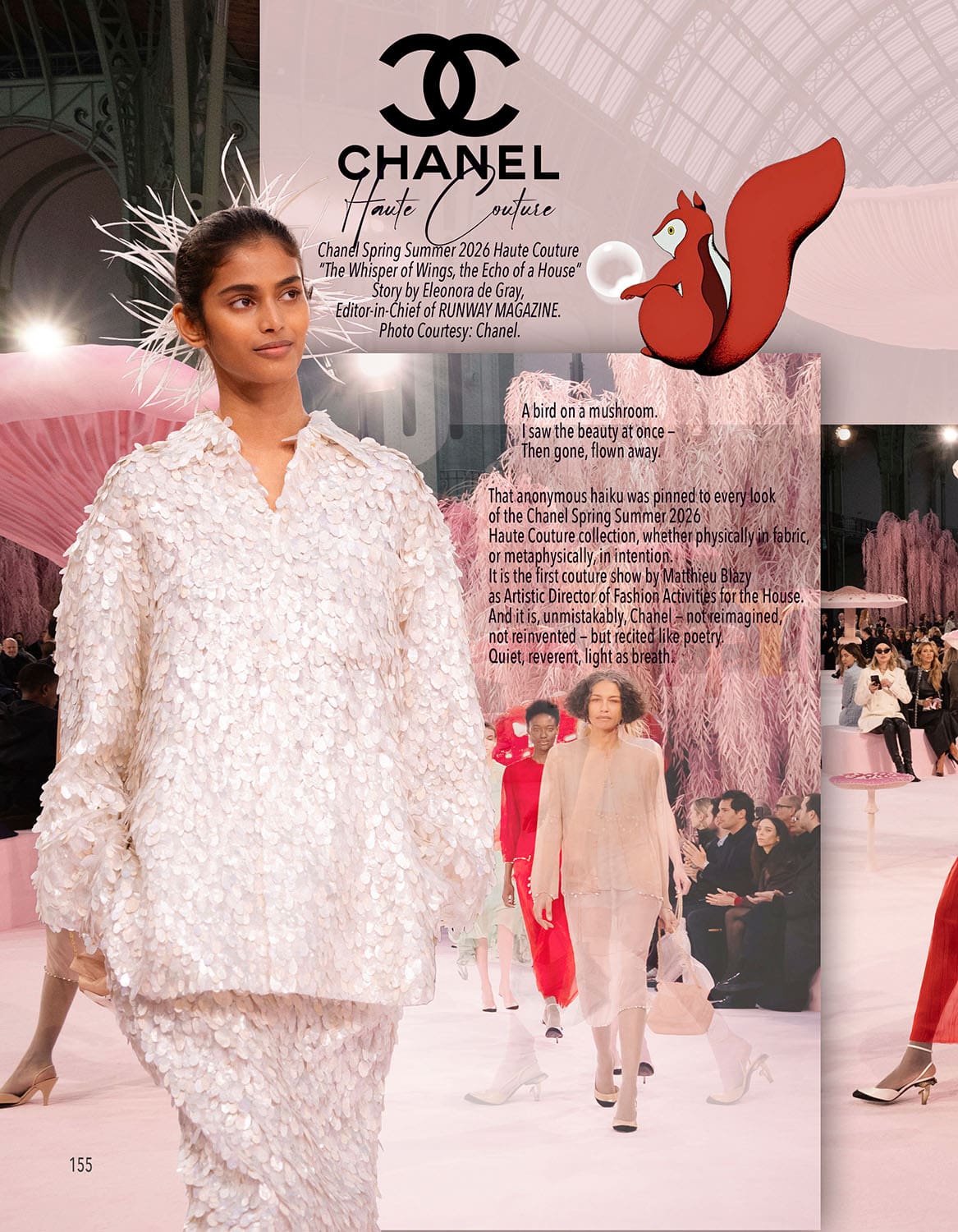 22 Runway Журнал, летний выпуск 2026 года, Chanel Haute Couture.