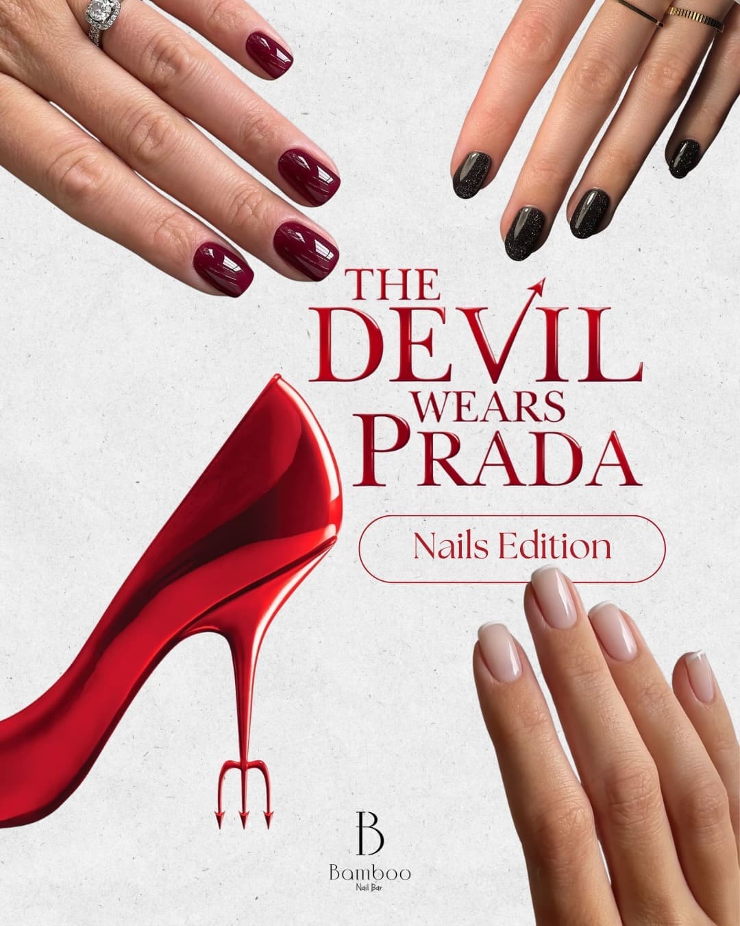 Bamboo Nail Bar Nails Edition Devil Wears Prada 2 franchise licensing