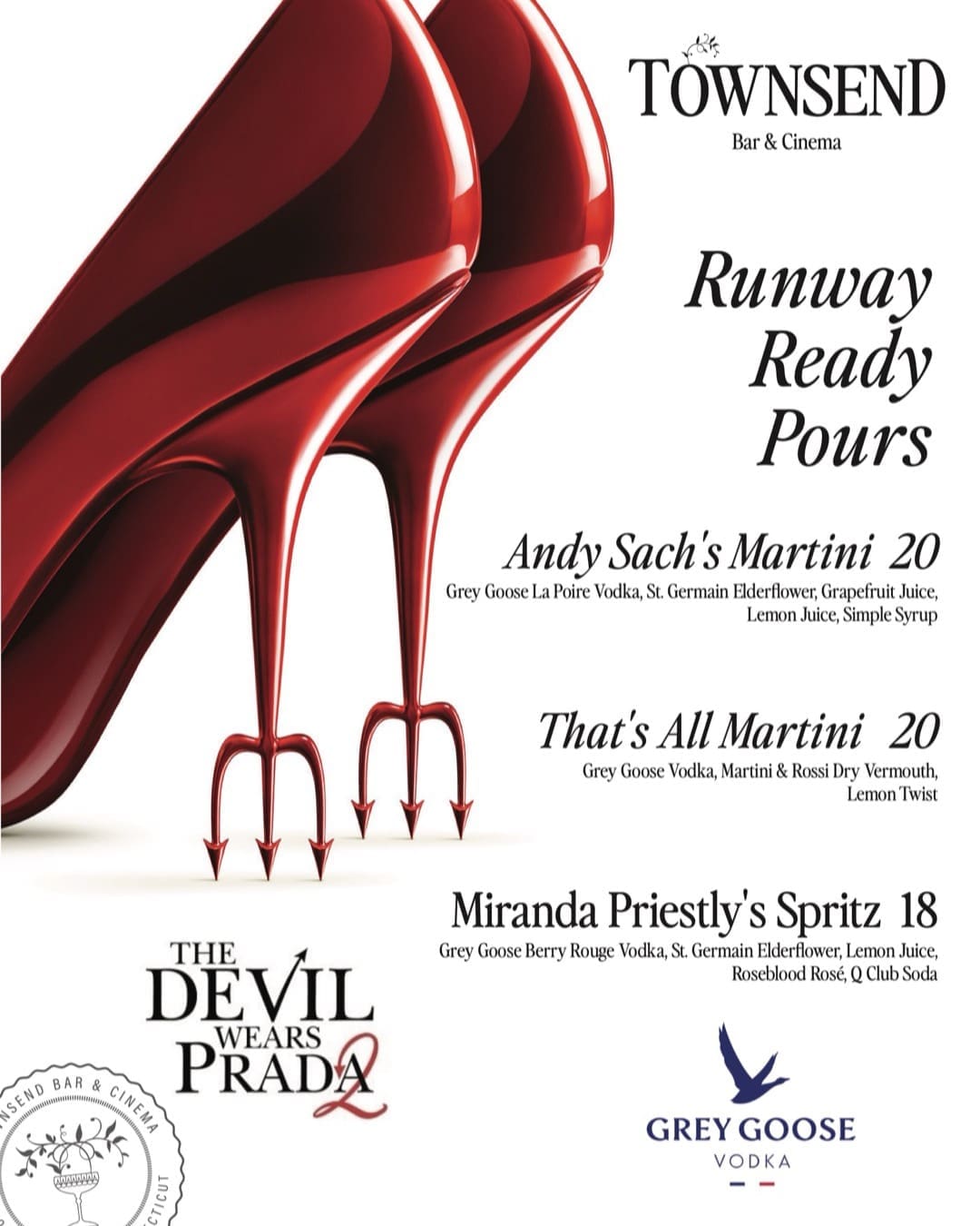 Grey Goose Vodka cocktails Devil Wears Prada 2 franchise licensing