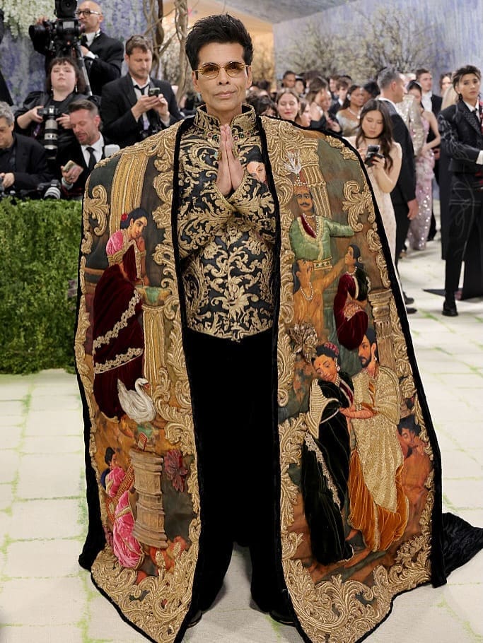 Karan Johar in Manish Malhotra bei der Met Gala 2026 Runway 01 Magazin