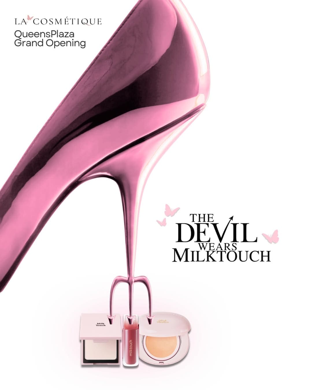 LA Cosmetique Queen Plaza Milktouch Devil Wears Prada 2 franchise licensing