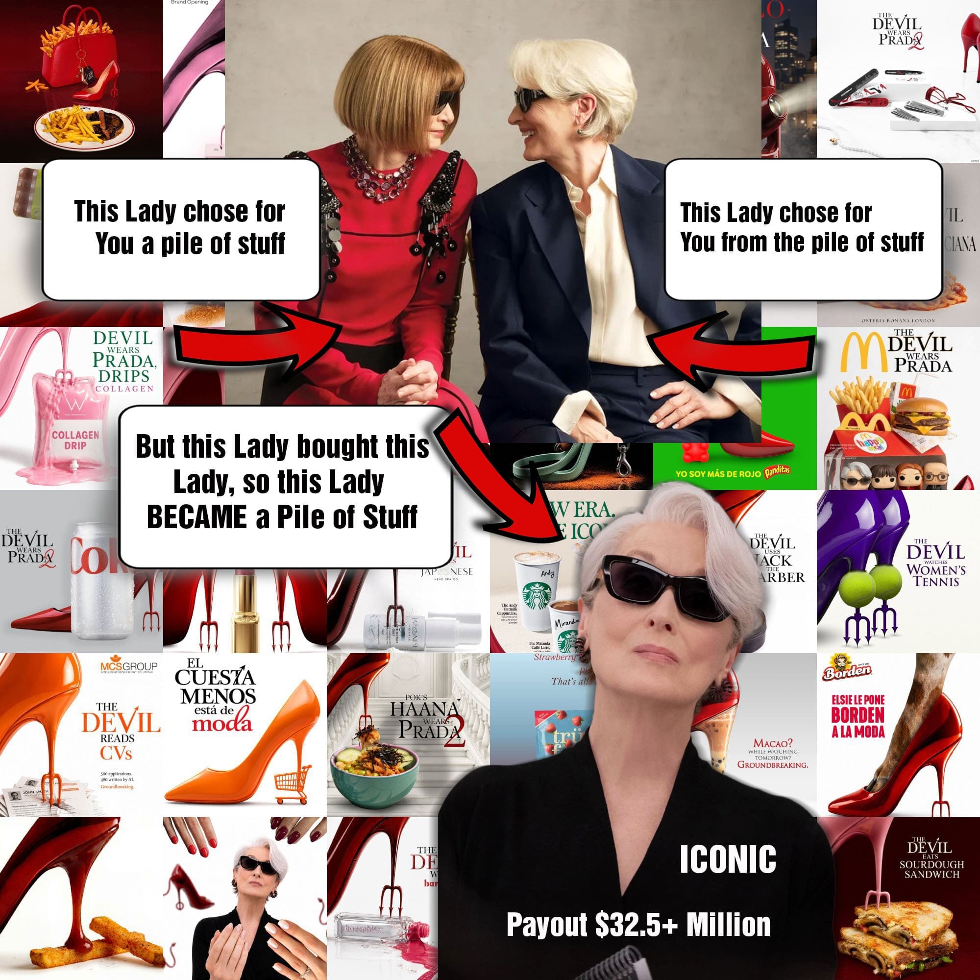 Meryl Streep, Anna Wintour The Devil Wears Prada 2 Runway Magazine