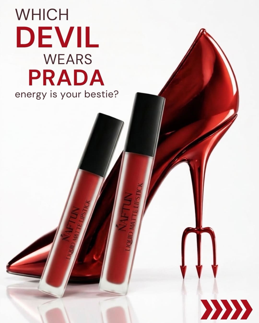 Naftun Liquid Matte Lipstick Devil Wears Prada 2 franchise licensing