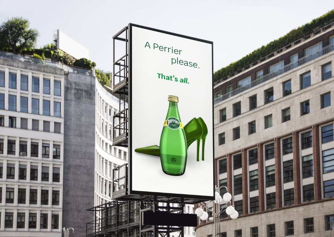 Perrier Themed glass bottle editions Devil Wears Prada 2 franchise licensing