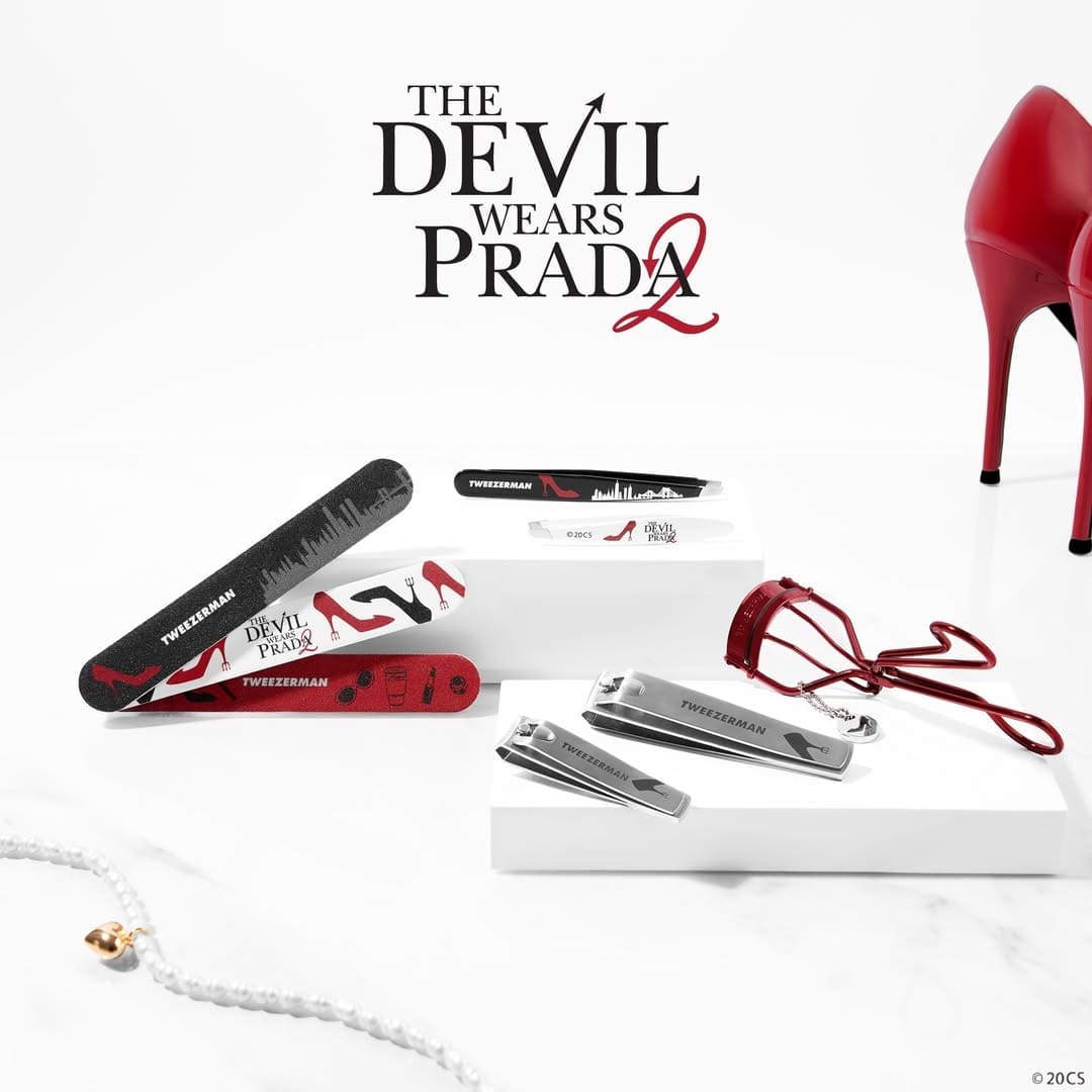 Tweezerman tweezers nail clippers Devil Wears Prada 2 franchise licensing