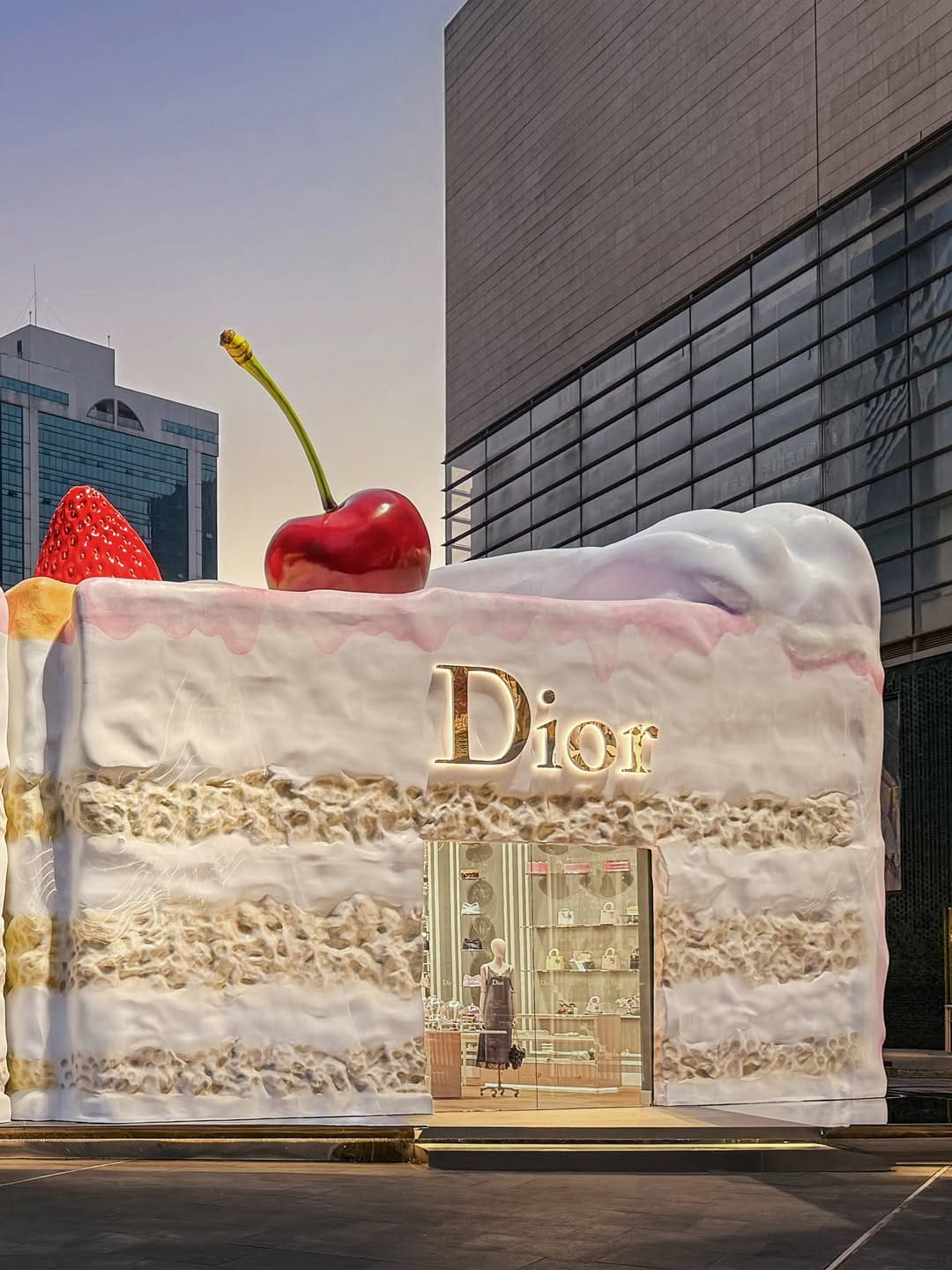 A Slice of Dior or Let them eat cakes pop up Deji Plaza in Nanjing China (2)