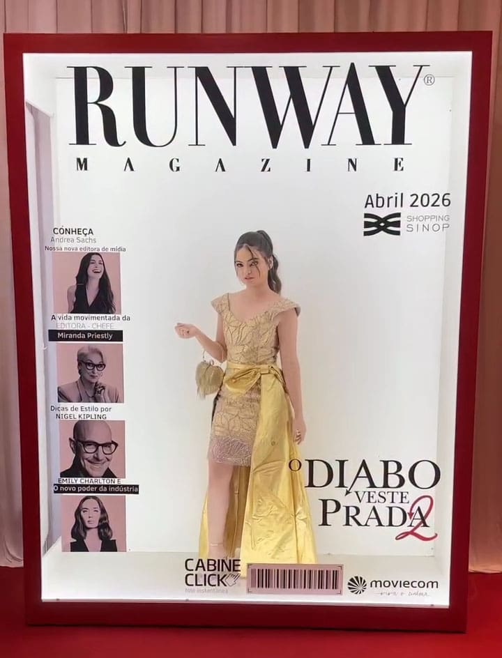 Copyright Infringement RUNWAY MAGAZINE logo by Disney and 20th Century Studios at cinema theaters