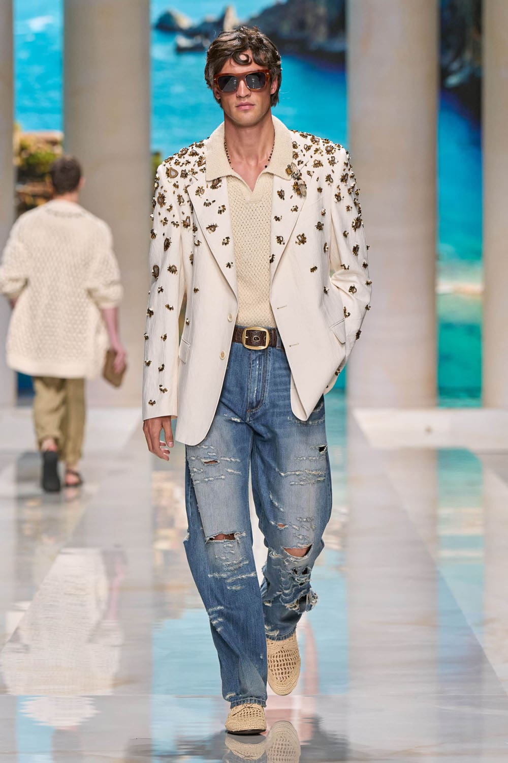 Dolce Gabbana Printemps Été 2027 Vacanze Siciliane Runway Magazine (39)