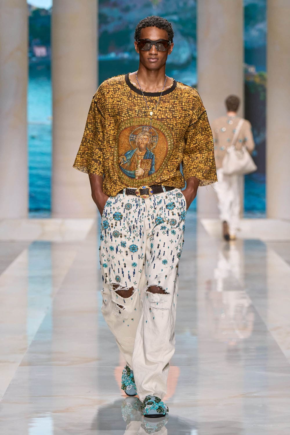 Dolce Gabbana Printemps Été 2027 Vacanze Siciliane Runway Magazine (50)