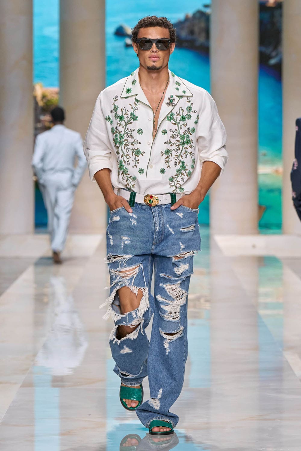 Dolce Gabbana Printemps Été 2027 Vacanze Siciliane Runway Magazine (70)