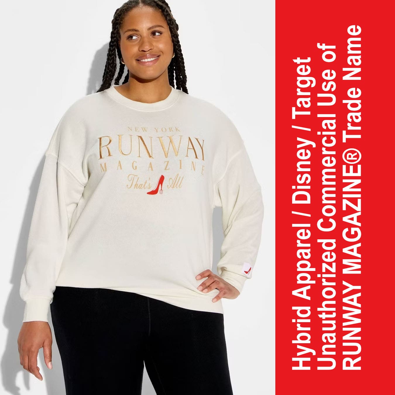 Hybrid Apparel, Disney, Target Unauthorized Commercial Use of RUNWAY MAGAZINE Trade Name