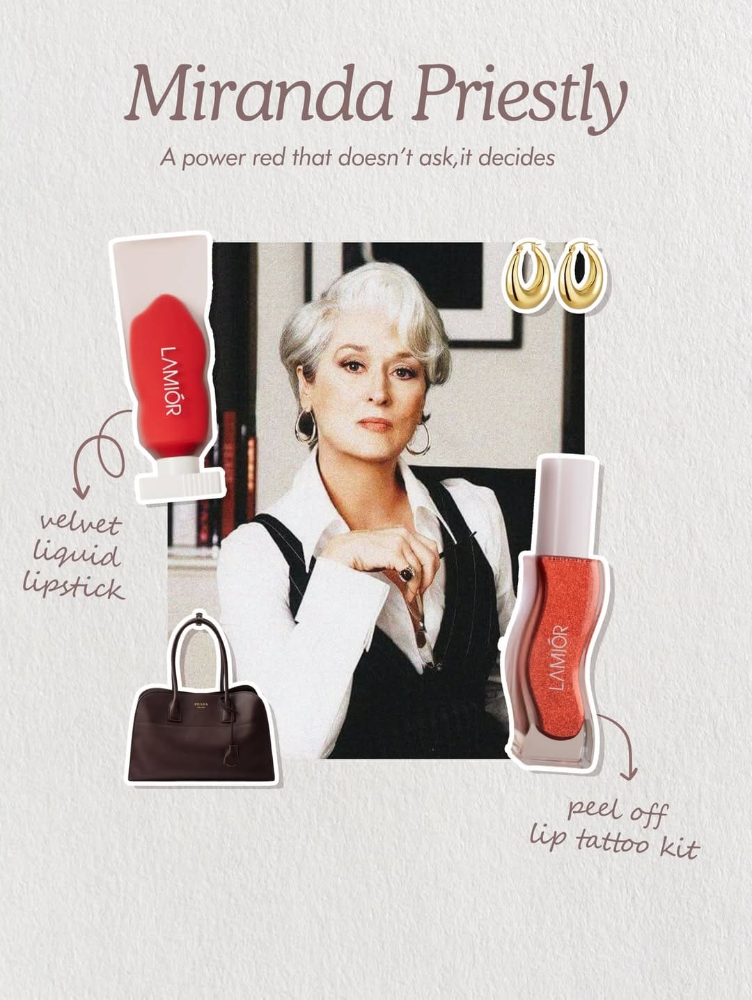 Lamior Lip Products Miranda Priestly Devil Wears Prada 2 franchise licensing